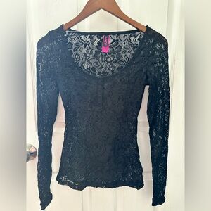 La SENZA Black Lace top